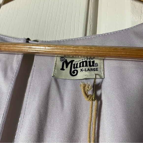 Show Me Your Mumu NWOT Jocelyn Maxi Dress Lilac Purple Long Sleeve Size XL - Picture 15 of 16